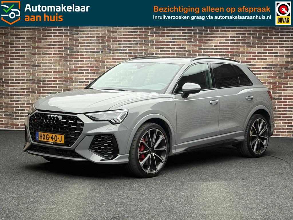 Audi RS Q3 TFSI Nardo Panorama Virtual 360 Trekhaak B&O Memo, Auto's, Audi, Automaat, Gebruikt, Startonderbreker, Bedrijf