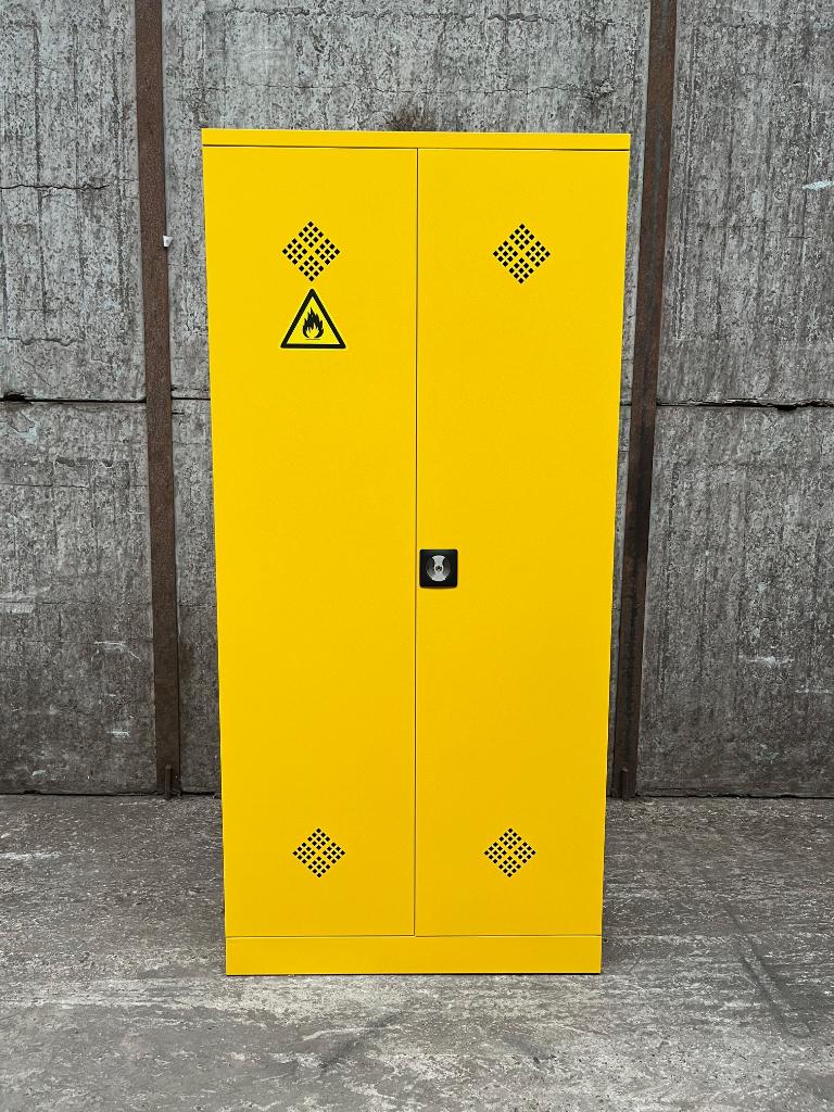 Chemiekast Milieukast - 2-deurs stalen kast 195x92x42cm, Doe-het-zelf en Verbouw, Ophalen of Verzenden, Nieuw