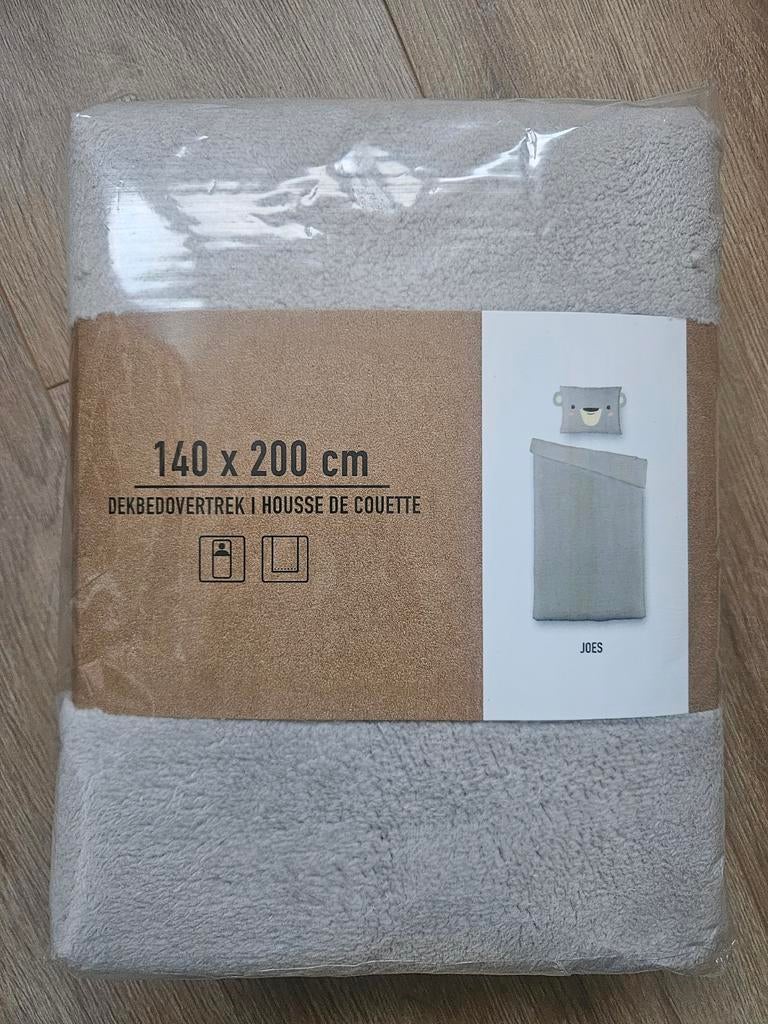 Dekbedovertrek kind Teddy 140x200 cm - Zacht & Warm, Ophalen, Eenpersoons, Dekbedovertrek, Nieuw