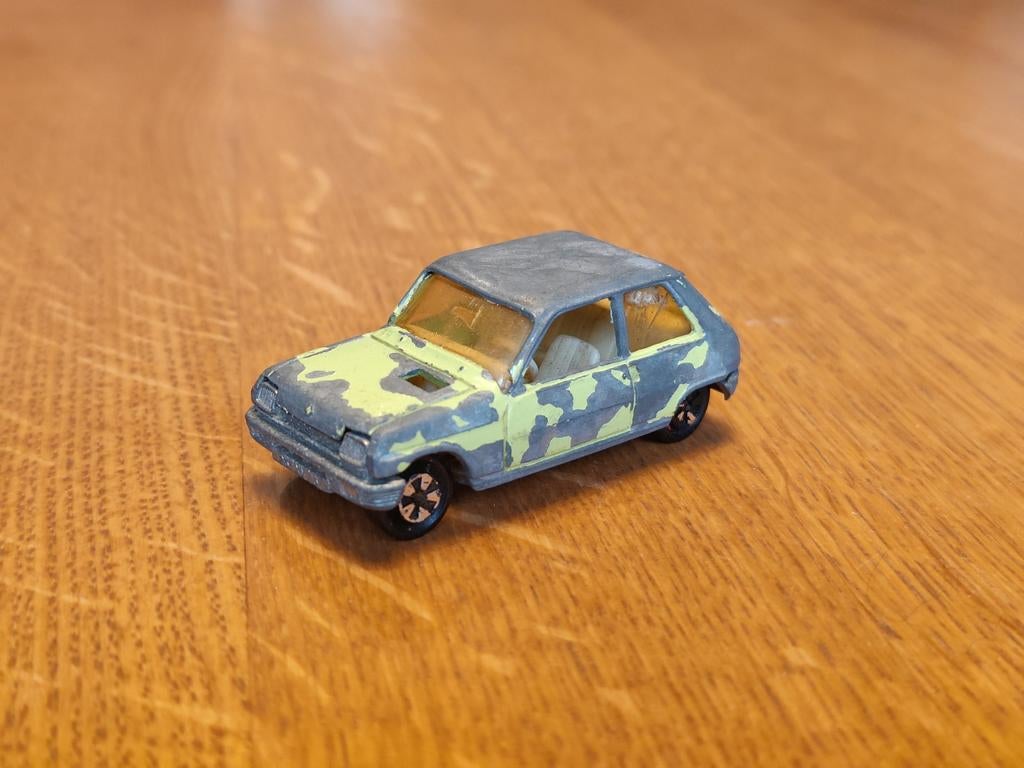 Majorette Renault 5 GROEN, Ophalen of Verzenden, Zo goed als nieuw, Auto