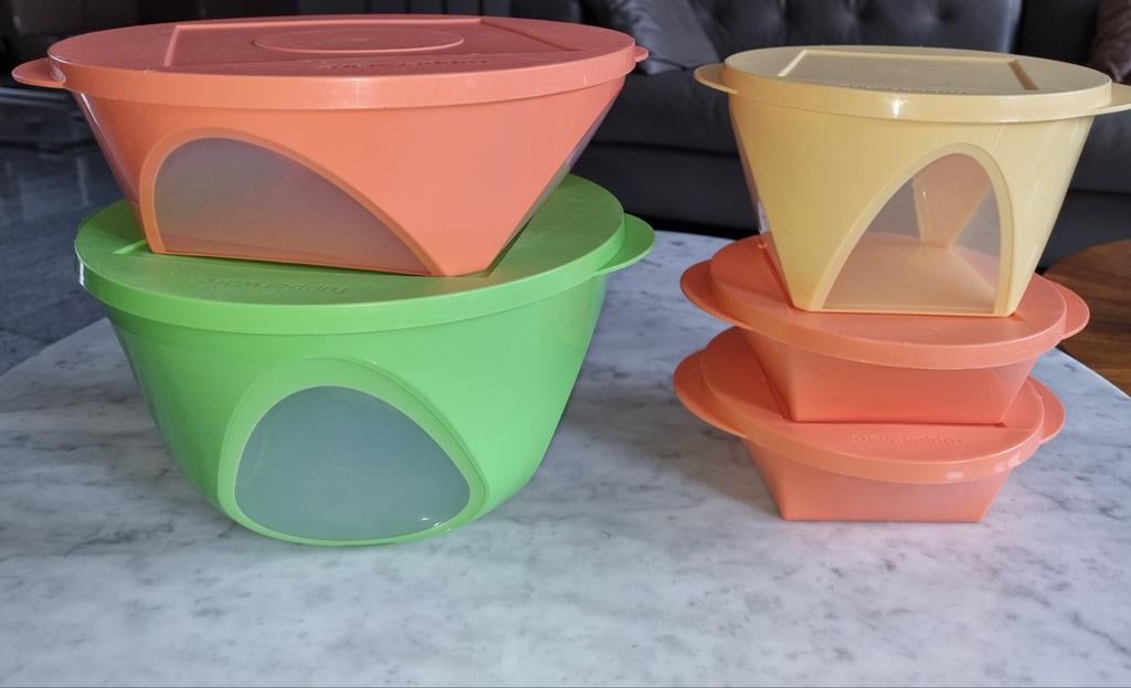 Tupperware Atlantis kommenset, Huis en Inrichting, Keuken | Tupperware, Ophalen of Verzenden, Zo goed als nieuw, Overige typen