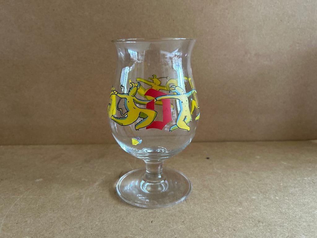 Duvel glas the 6 hop devils, Verzamelen, Biermerken, Zo goed als nieuw, Glas of Glazen, Duvel, Ophalen