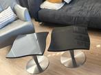 Set van 2 design salontafeltjes/bijzettafeltjes, Ophalen, 50 tot 100 cm, Rond, Zo goed als nieuw