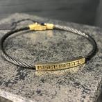14 karaat gouden armband Versace schakel, Ophalen of Verzenden, Zo goed als nieuw, Goud