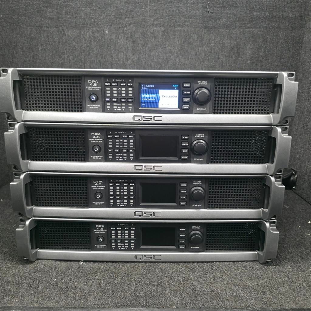 QSC  DPA 4.5   versterker   5000 watt  met dsp, Audio, Tv en Foto, Luidsprekers, Ophalen of Verzenden, 120 watt of meer, Subwoofer