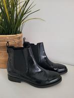 Prachtige Lakleren Enkellaarsjes VIA VAI maat 38, Ophalen of Verzenden, Zo goed als nieuw, Zwart