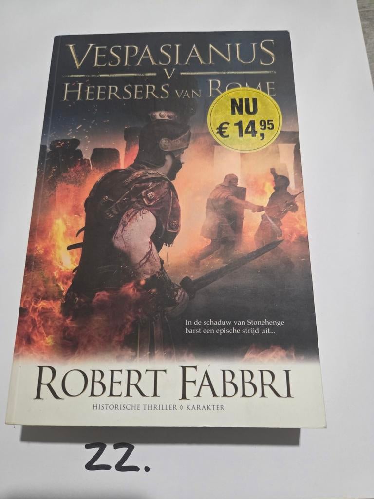 Vespasianus V: Heersers van Rome - Robert Fabbri, Boeken, Ophalen of Verzenden