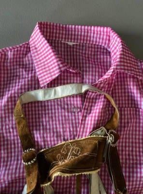 Tiroler pakje maat 140 -Oostenrijks pakje, Ophalen of Verzenden, Zo goed als nieuw, 134 t/m 140, Jongen of Meisje