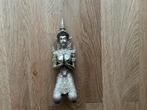 Poortwachter, verzilverd vrouw. Hoog 21 cm., Ophalen of Verzenden, Zo goed als nieuw