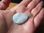 711/ prachtige AAA larimar hanger, Blauw, Nieuw, Ophalen of Verzenden, Met edelsteen