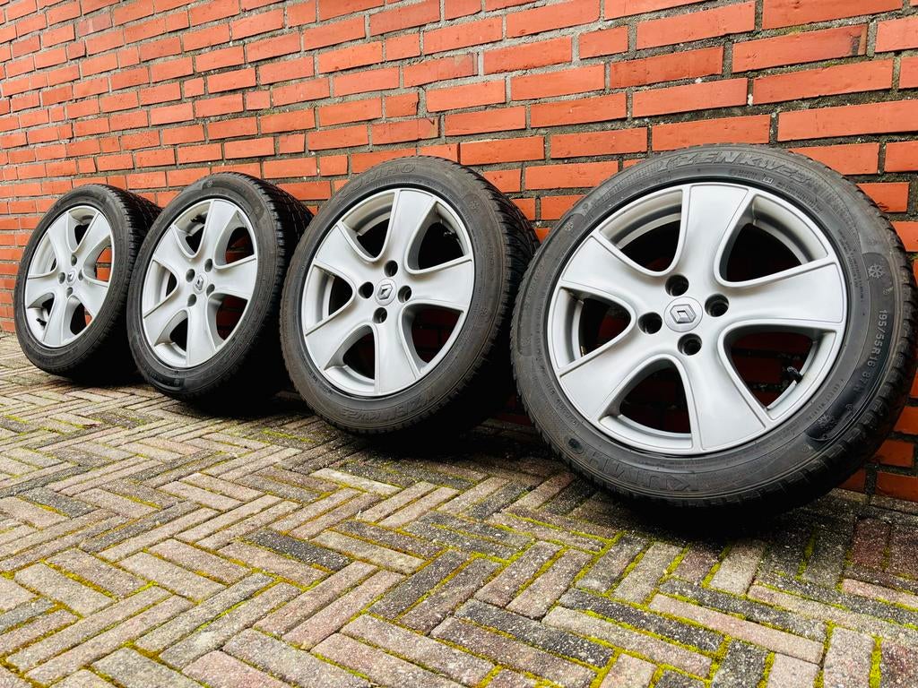 Renault wielset met winterbanden, Ophalen, Gebruikt