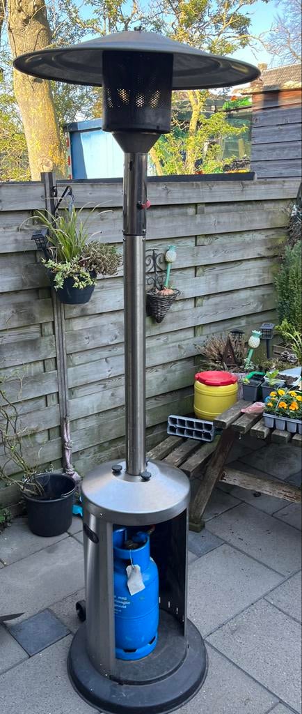 Terrasverwarmer op gas, Tuin en Terras, Ophalen, Gebruikt, Gas, Vloer