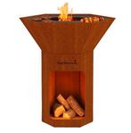 Barbecook Nestor Corten + Dynamic Centre barbecue, Met accessoires, ., Nieuw, Ophalen of Verzenden