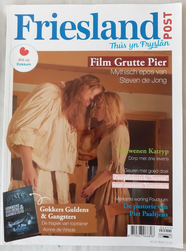 Friesland Post november 2022 Film Grutte Pier, Ophalen of Verzenden, Zo goed als nieuw, Muziek, Film of Tv