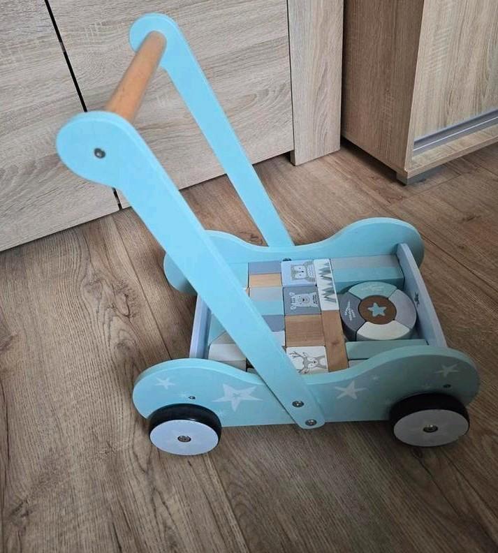 Leuke houten loopwagen, Kinderen en Baby's, Overige Kinderen en Baby's, Gebruikt, Ophalen