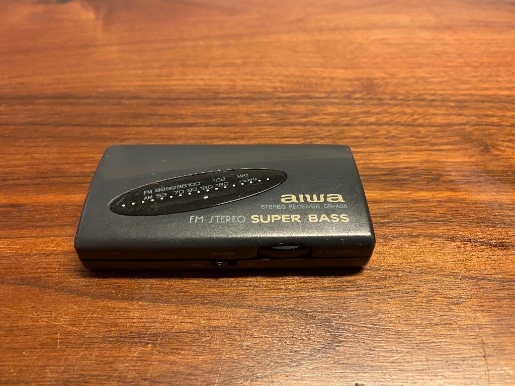 Aiwa Stereo Receiver CR-A05 FM Stereo Super Bass, Ophalen of Verzenden, Gebruikt, Overige merken