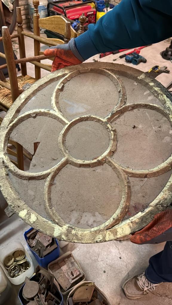 Antiek gietijzeren boerderijraampje 2 stuks, Antiek en Kunst, Ophalen