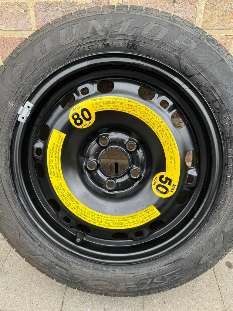 Volkswagen Polo 2012 6R Reservewiel, Auto diversen, Auto-accessoires, Ophalen of Verzenden, Zo goed als nieuw