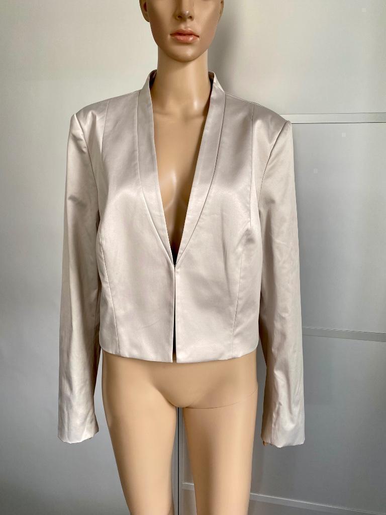 i449 Yaya maat L=42/44 jasje blazer colbert beige, Beige, Maat 42/44 (L), Ophalen of Verzenden, Zo goed als nieuw