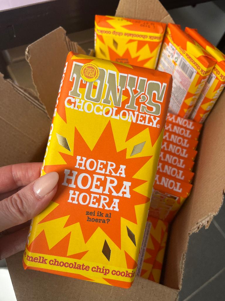 Tony Chocolonely Hoera 85 repen, Ophalen of Verzenden
