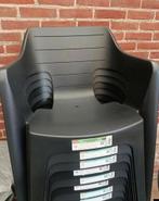 Nog 4 stapel stoelen zgan, Ophalen, Zo goed als nieuw, Kunststof, Stapelbaar