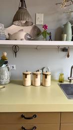 Vintage voorraadpotten: Koffie, Suiker, Thee, Antiek en Kunst, Ophalen of Verzenden