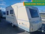 CARAVELAIR silver 425 VOORTENT + DWARSBED + FIETSENDRAGER, Serviceluik, Bedrijf, 750 - 1000 kg, 5 tot 6 meter