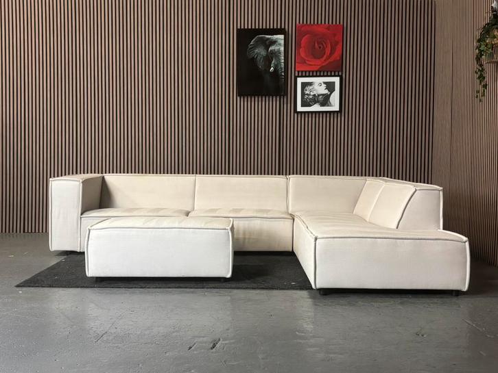 GRATIS LEVERING By Sidde Sommer Hoekbank 308x230 GEREINIGD, Huis en Inrichting, Banken | Bankstellen, Zo goed als nieuw, Hoekbank