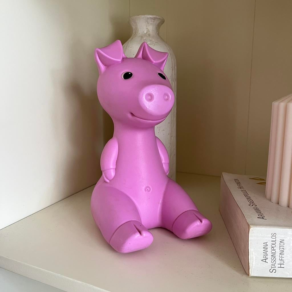 IKEA ps spaarpot roze Monica Mulder, Ophalen of Verzenden, Zo goed als nieuw, Steen, Aardewerk of Keramiek, Dier