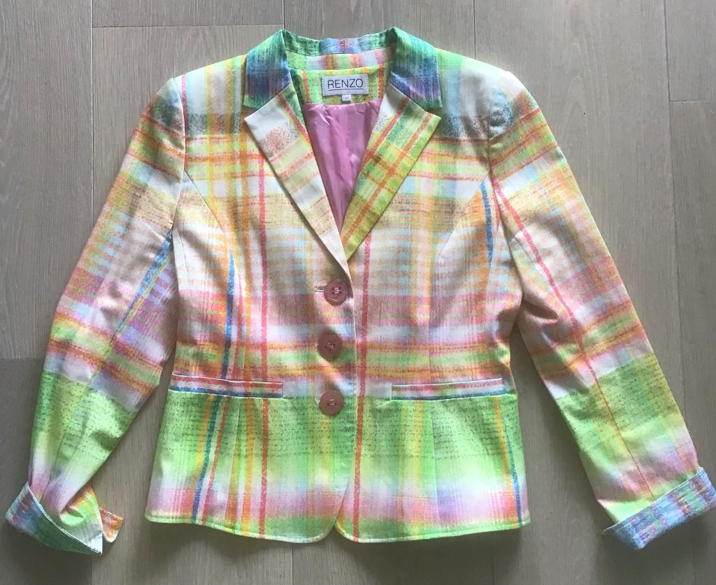 Heel apart multicolour jasje, 40, Kleding | Dames, Jasjes, Kostuums en Pakken, Maat 38/40 (M), Ophalen of Verzenden, Zo goed als nieuw