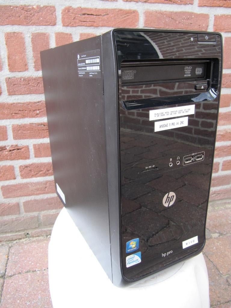 (NR.5)DualCore Intel pentium G850. 2,9 Ghz.8 Gb,SSD,500Gb HD, Ophalen of Verzenden, Zo goed als nieuw