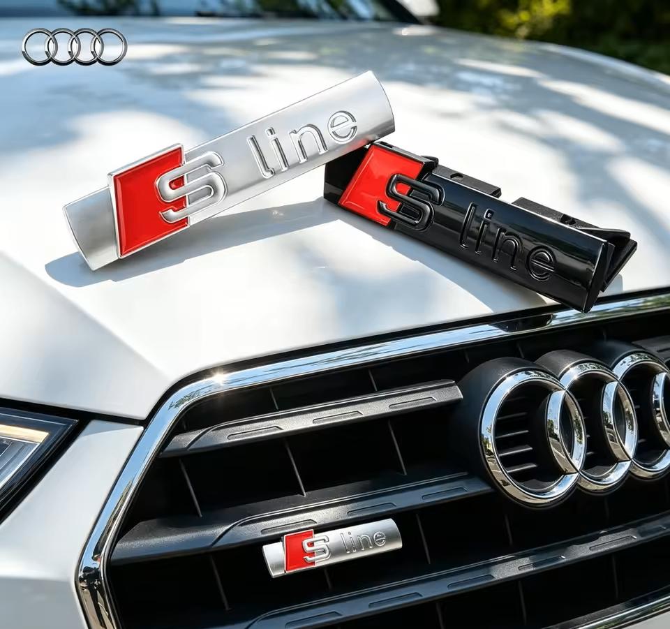 Audi S-line grill Badges, Ophalen of Verzenden, Nieuw