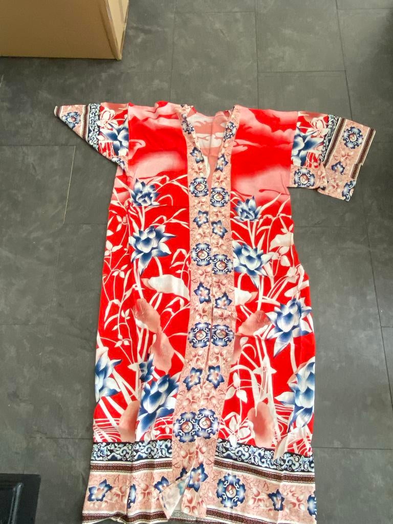 Nieuw Kimono met bloemenprint, Ophalen of Verzenden, Nieuw, Rood