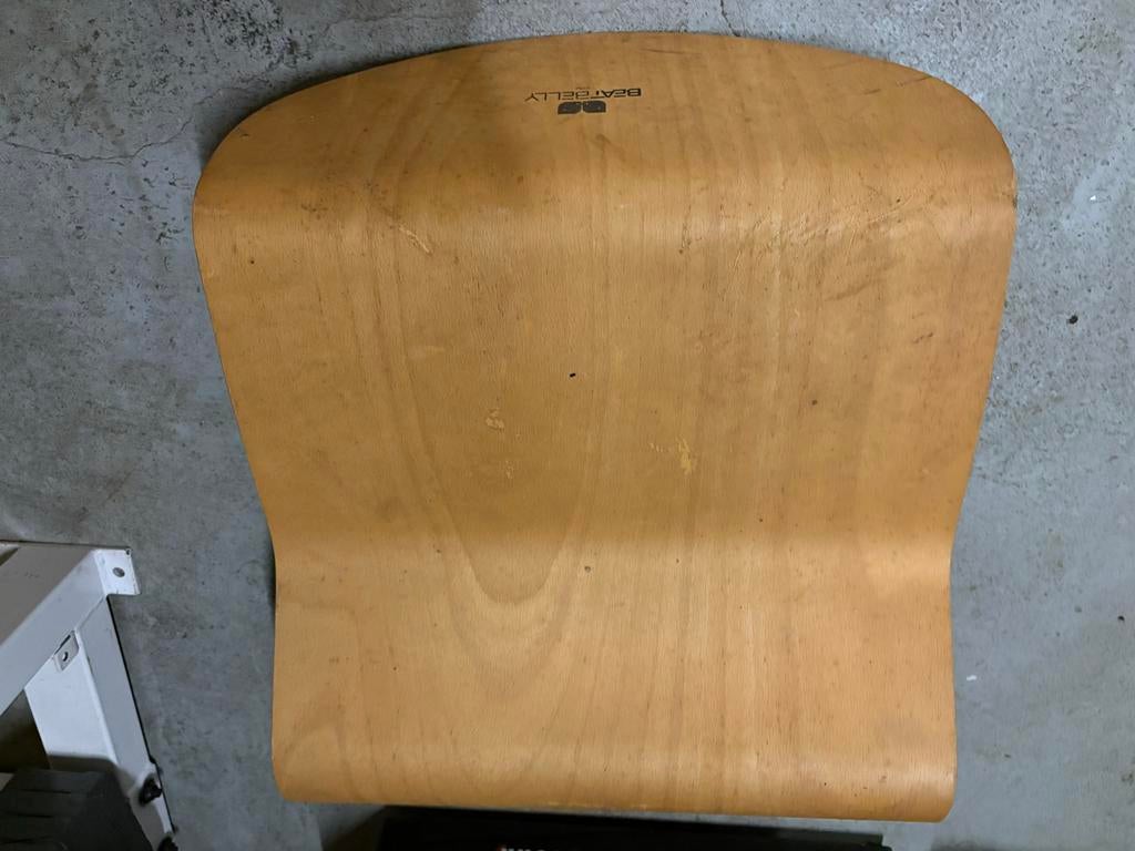 Beat Belly Gebogen Houten Zitting/Rugleuning, Ophalen, Gebruikt