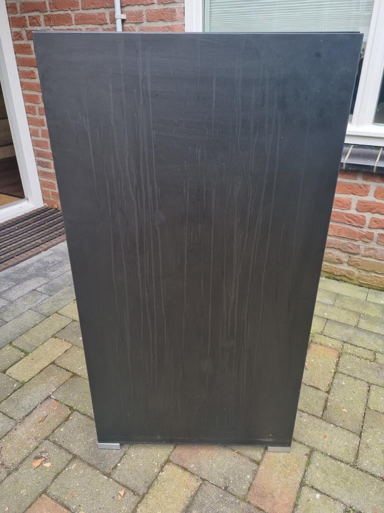 Zwarte aquariumkast style line 85, Dieren en Toebehoren, Vissen | Aquaria en Toebehoren, Ophalen