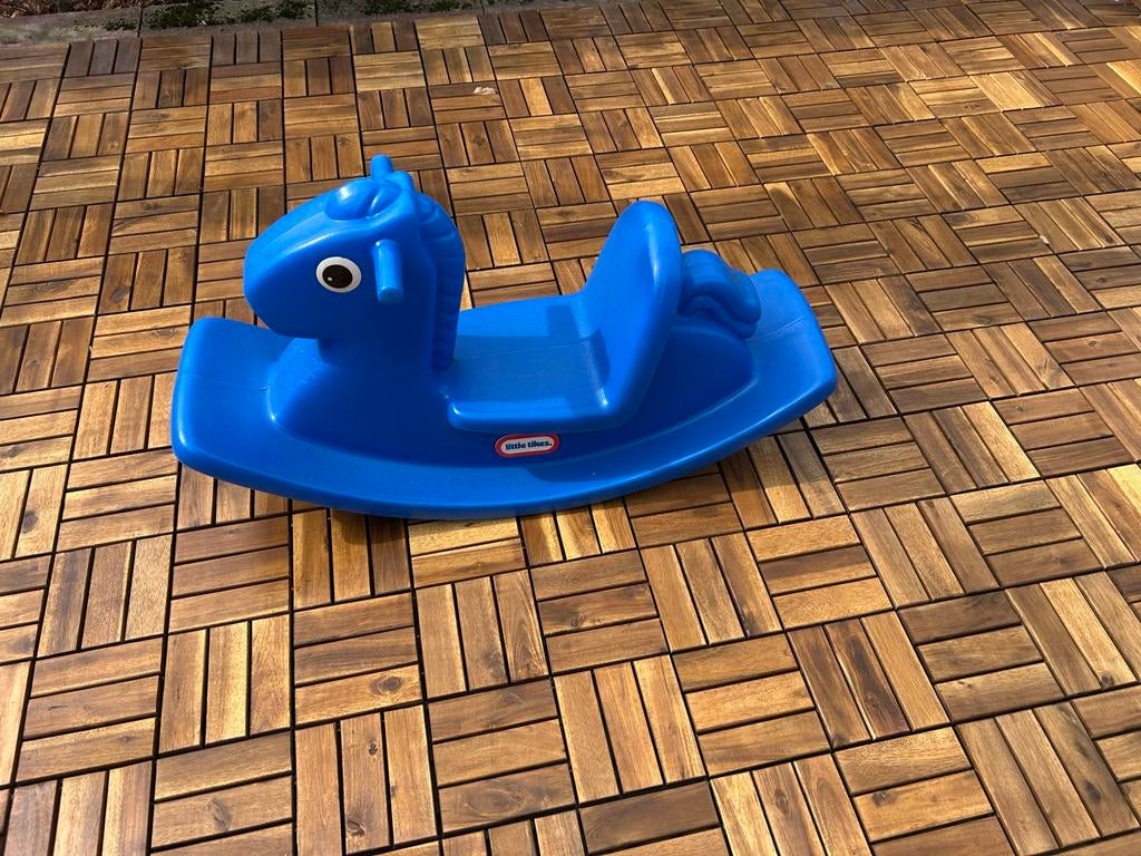 Little Tikes Blauw Schommelspeelgoed Paard, Kinderen en Baby's, Ophalen, Gebruikt, Jongen of Meisje