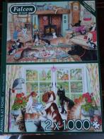 10 falcon puzzels 1000 st compleet, Ophalen of Verzenden, 500 t/m 1500 stukjes, Zo goed als nieuw, Legpuzzel
