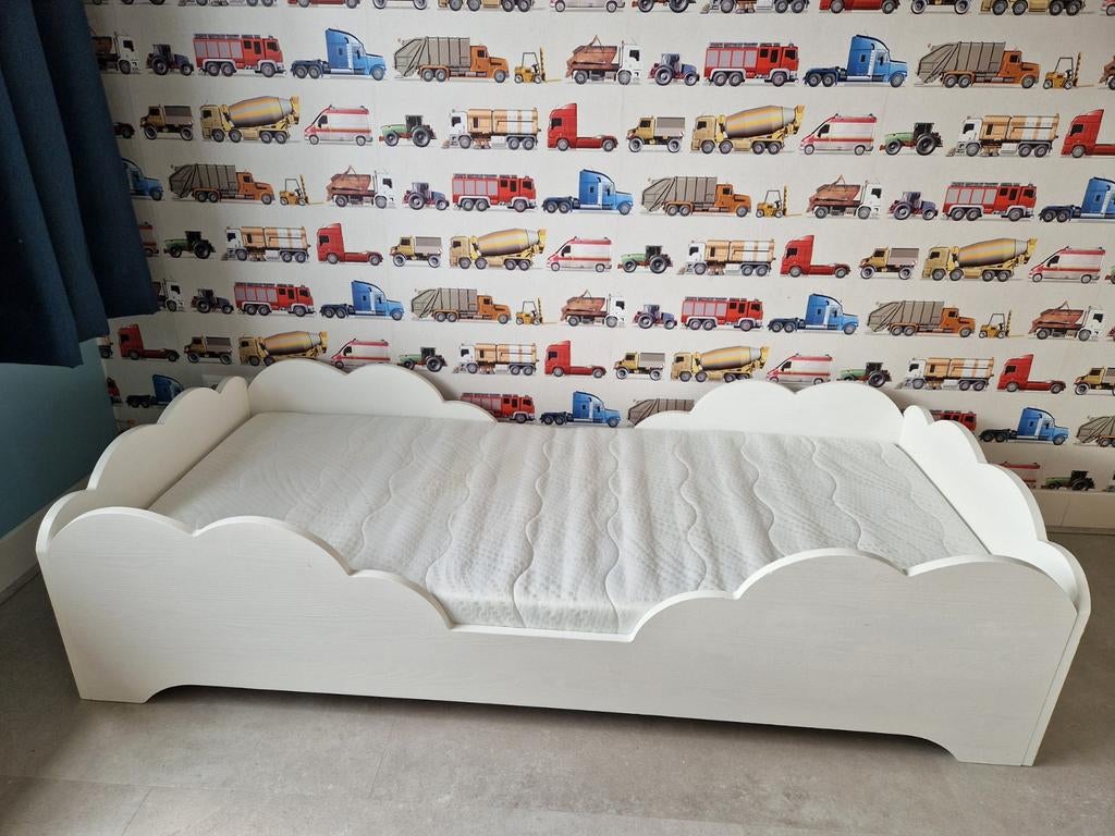 Petit puk montessori peuterbed cloud, 70 tot 85 cm, 140 tot 160 cm, Zo goed als nieuw, Ophalen