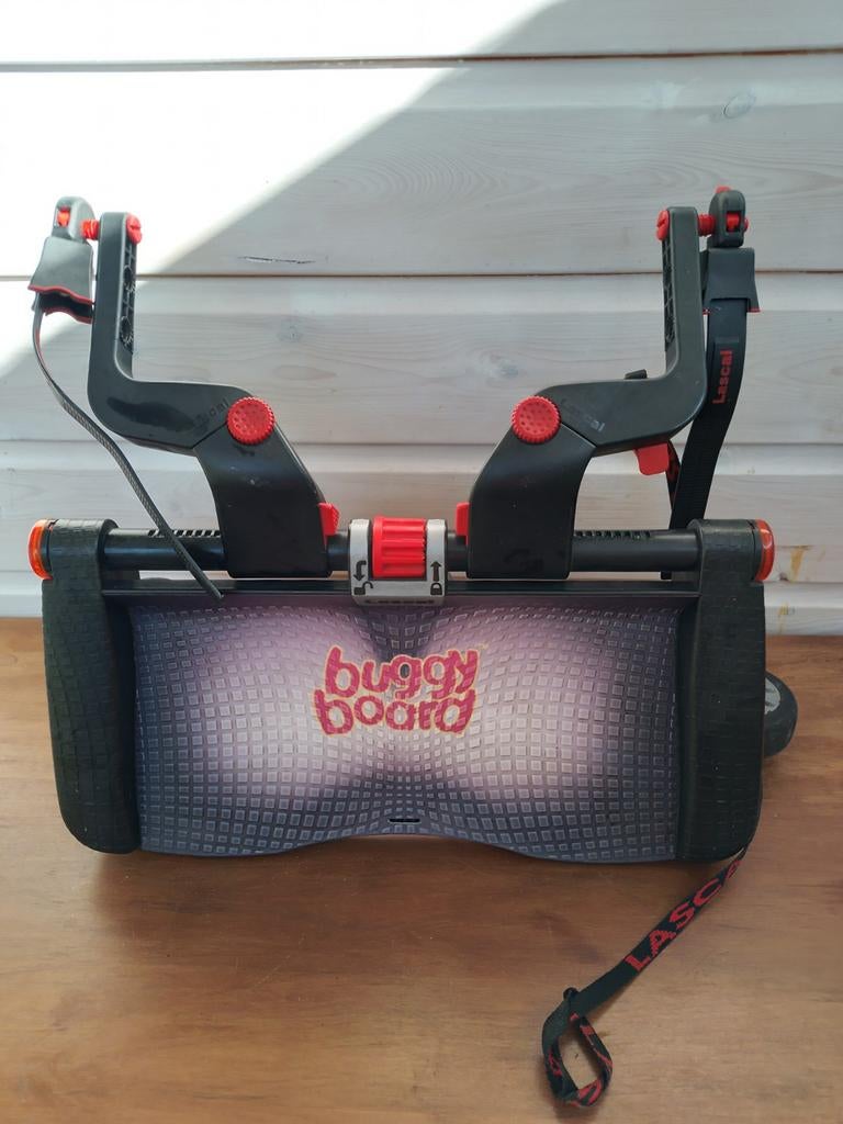 Lascal BuggyBoard Meerijdplankje met adapters, Ophalen of Verzenden, Gebruikt, Overige merken