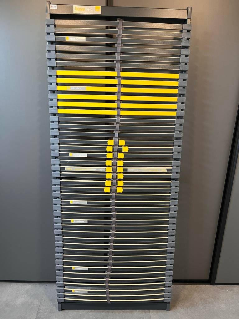 Lattenbodem Beter Bed Bossflex 600 vlak 80x200 cm, Ophalen, Eenpersoons, Zo goed als nieuw, 80 cm