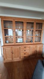 Mooie Teakhouten buffetkast met veel opbergruimte, Huis en Inrichting, Kasten | Buffetkasten, Ophalen, Met deur(en), 200 cm of meer