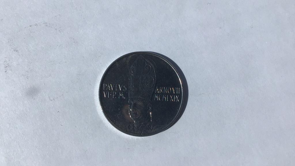 Vaticaan 100 lire 1969., Ophalen of Verzenden