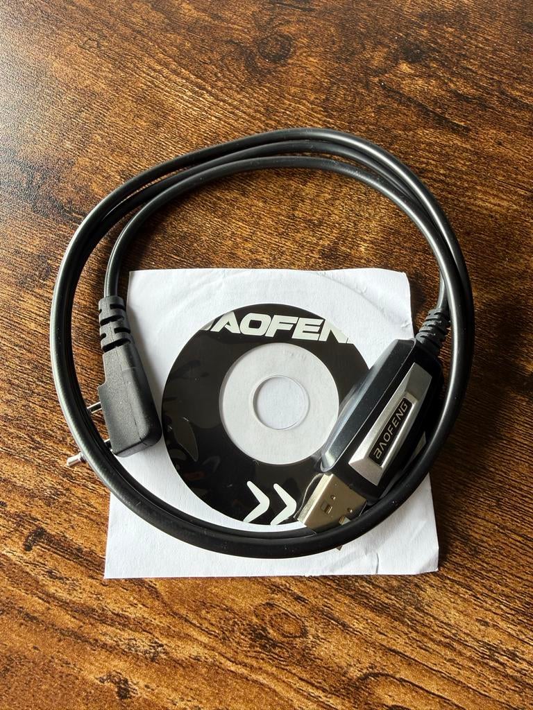 Baofeng Programmeerkabel met CD voor Walkie Talkie, Telecommunicatie, Ophalen of Verzenden, Nieuw