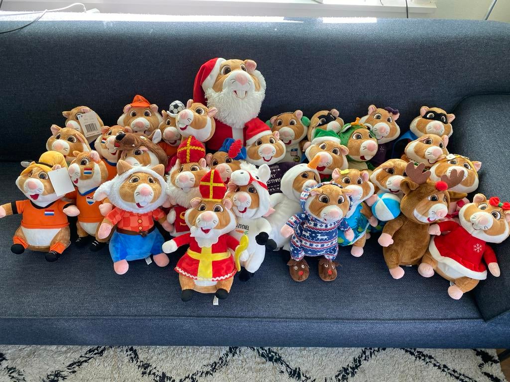 Grote verzameling Albert Heijn hamster knuffels, Ophalen, Zo goed als nieuw, Overige typen