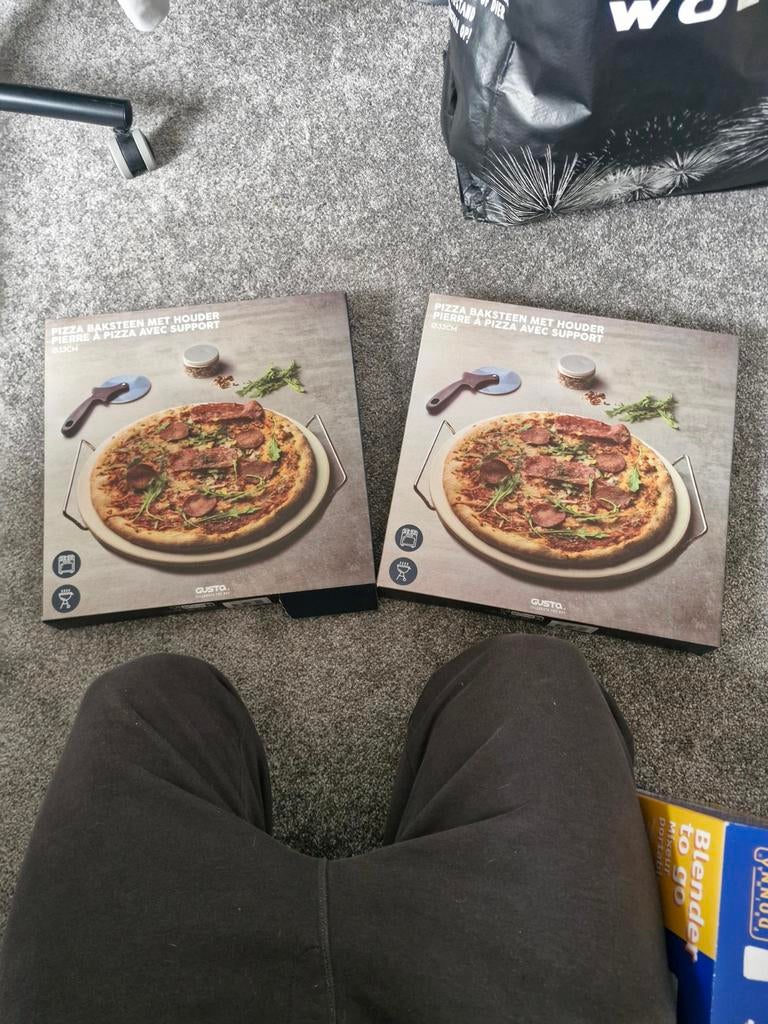 Pizza baksteen 2. Nieuw in doos., Ophalen of Verzenden, Nieuw