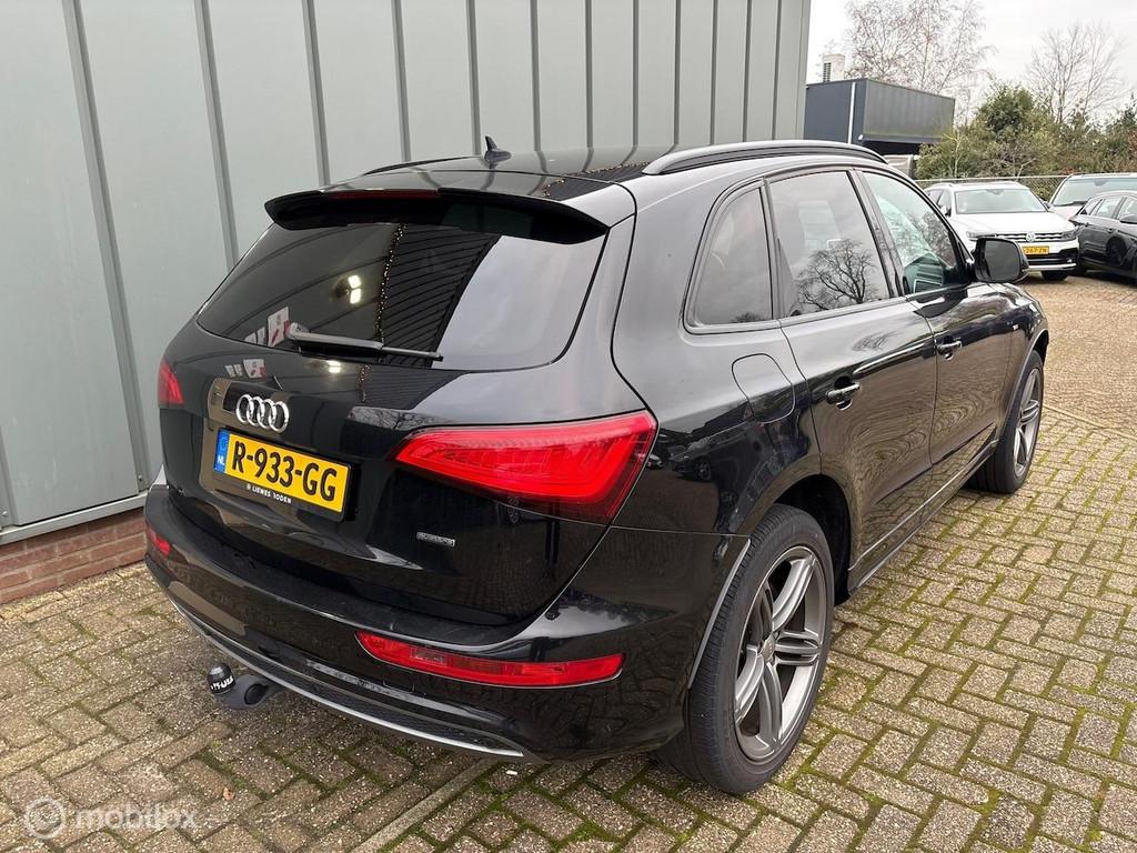Audi Q5 2.0 TDI quattro Adrenalin Sport AUTOMAAT//CLIMA//NAV, Auto's, Audi, Automaat, Euro 6, Zwart, Leder