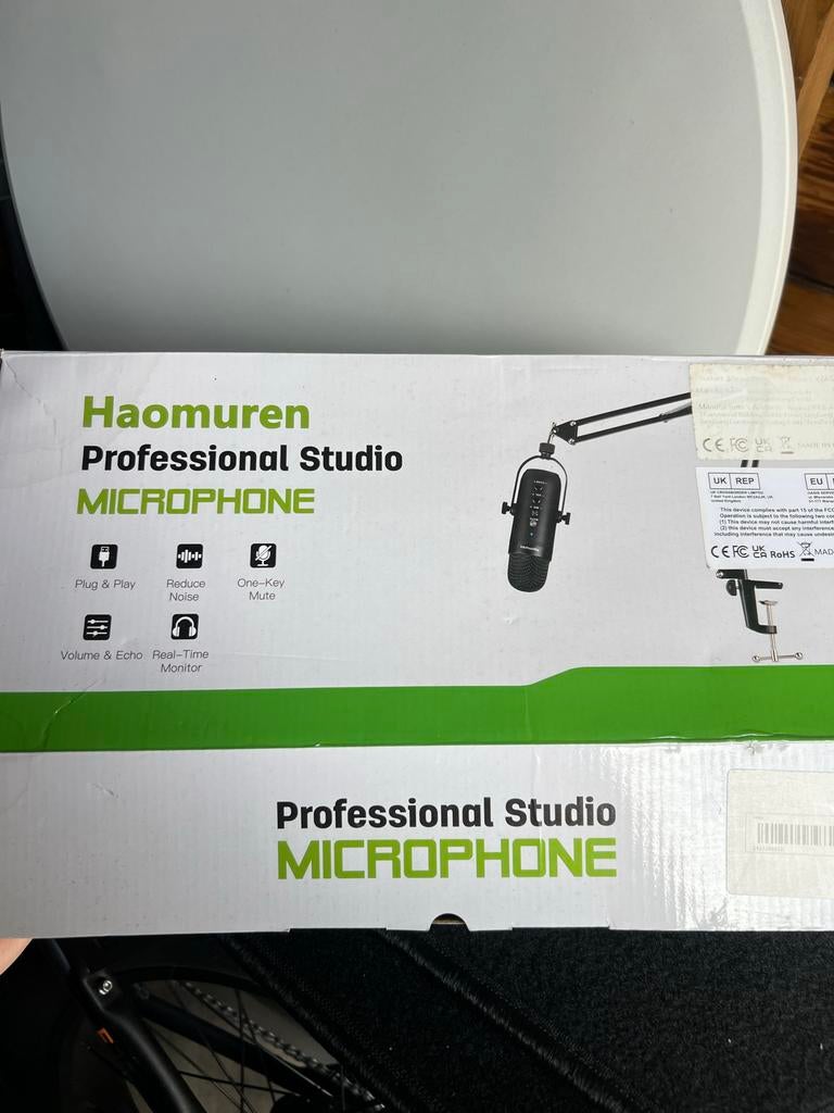 Haomuren Professional Studio Microfoon, Ophalen of Verzenden, Nieuw, Studiomicrofoon