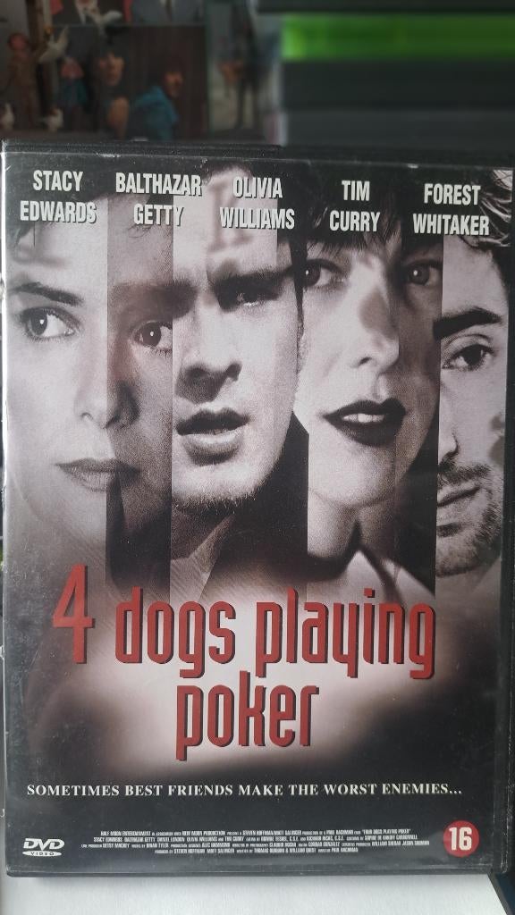 dvd 4 Dogs playing poker (Z265-113), Vanaf 16 jaar, Ophalen of Verzenden, Zo goed als nieuw, Actiethriller