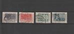 Nederland 1952, NVPH 588 t/m 591, Gestempeld., Verzenden, Na 1940, Gestempeld