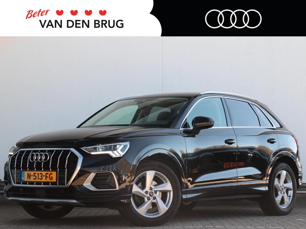 Audi Q3 35 TFSI S edition | Trekhaak wegklapbaar | Leer | Ca, 4 cilinders, 150 pk, 1505 kg, Zwart